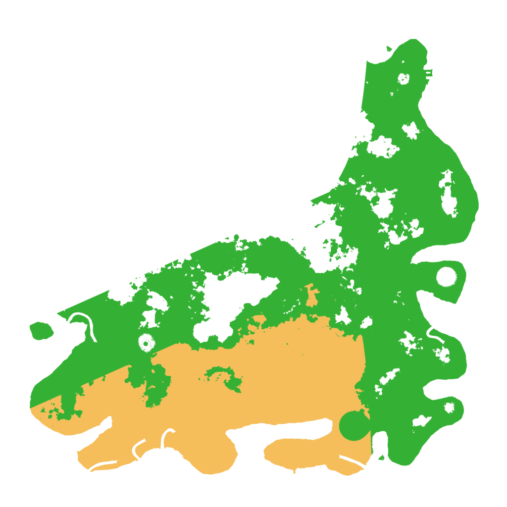 Biome Rust Map: Procedural Map, Size: 4500, Seed: 130679485