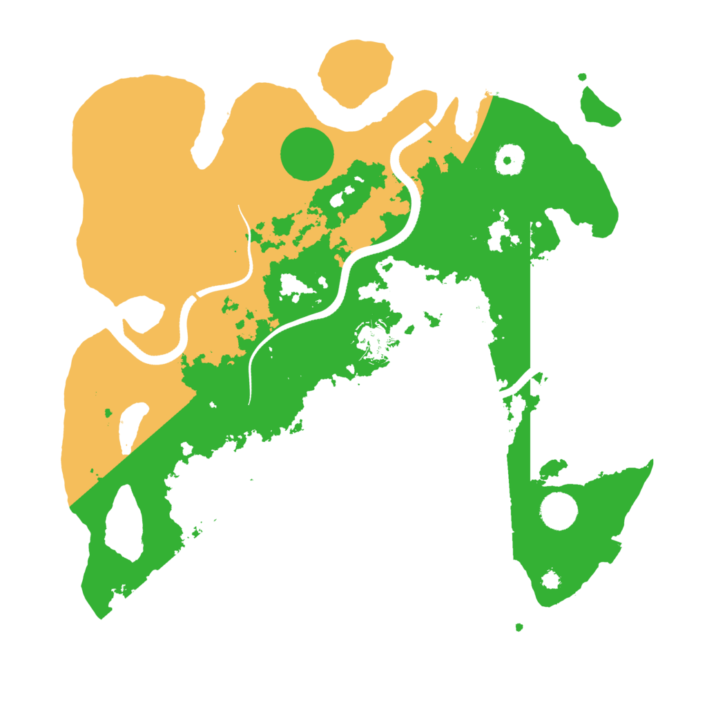 Biome Rust Map: Procedural Map, Size: 3500, Seed: 1866636669