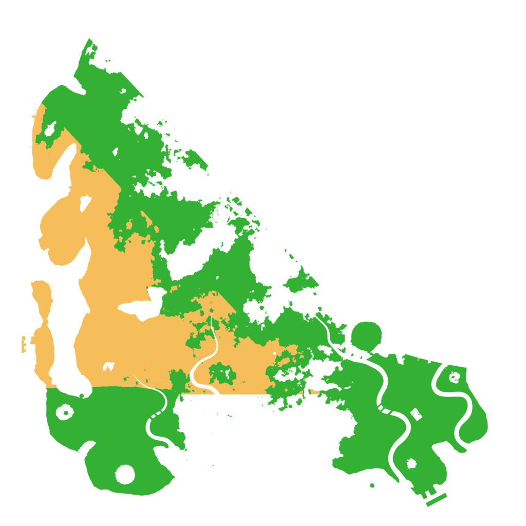 Biome Rust Map: Procedural Map, Size: 4800, Seed: 1558042852