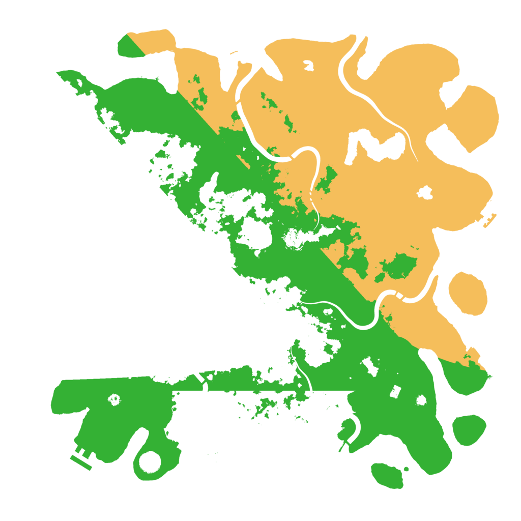 Biome Rust Map: Procedural Map, Size: 4500, Seed: 230217