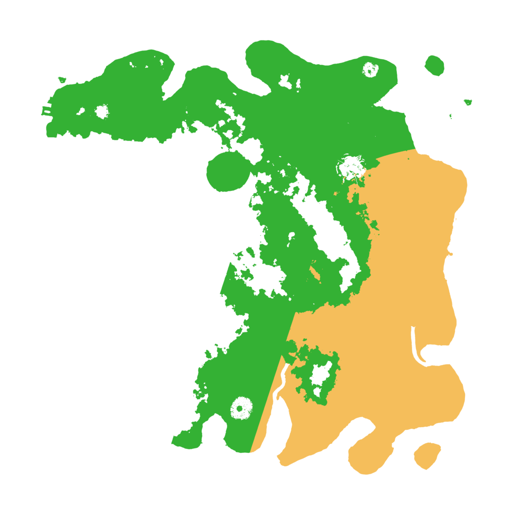 Biome Rust Map: Procedural Map, Size: 3500, Seed: 2008355473