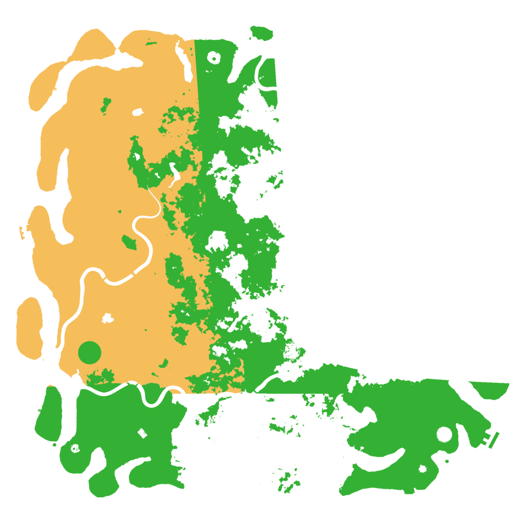 Biome Rust Map: Procedural Map, Size: 6000, Seed: 878976851