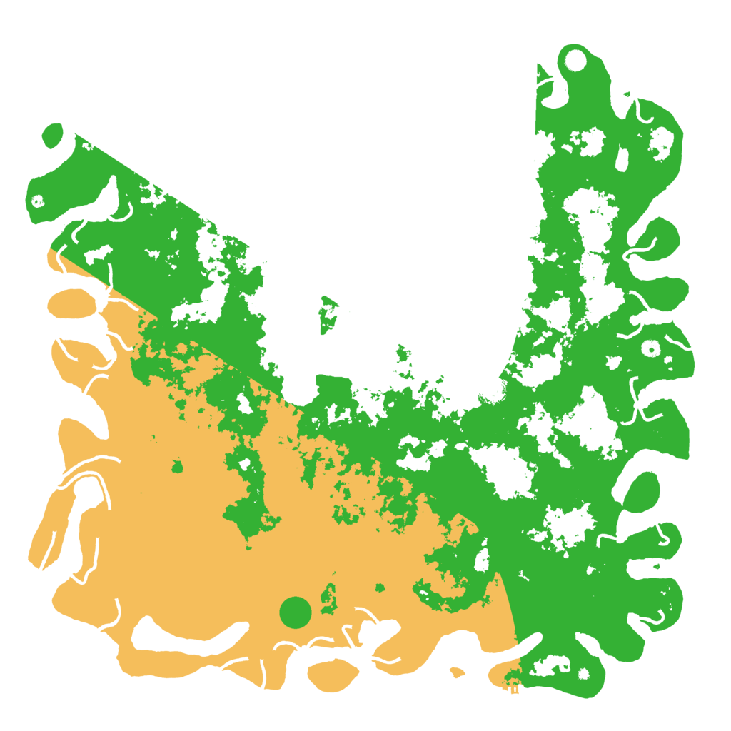 Biome Rust Map: Procedural Map, Size: 6000, Seed: 11222
