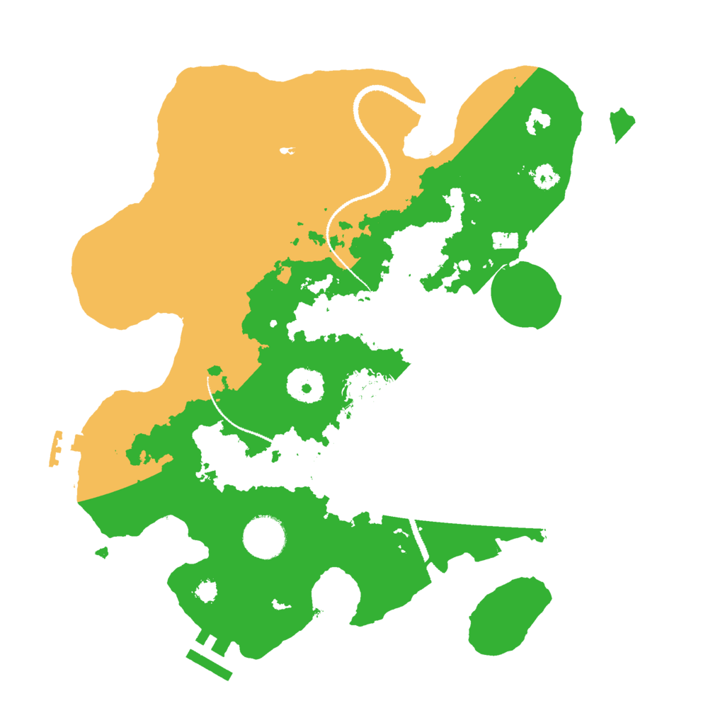 Biome Rust Map: Procedural Map, Size: 3000, Seed: 7243580