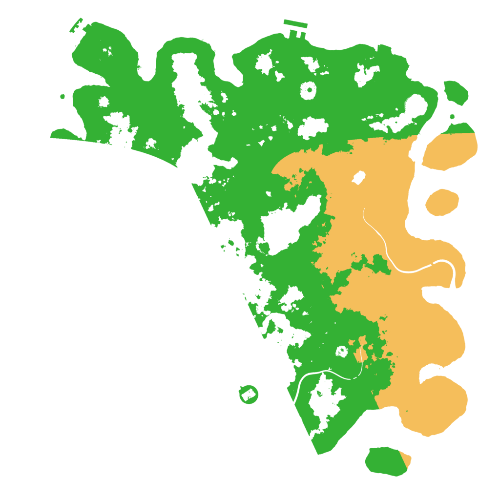 Biome Rust Map: Procedural Map, Size: 4250, Seed: 406507