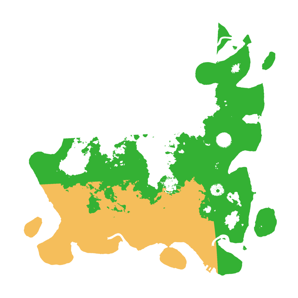 Biome Rust Map: Procedural Map, Size: 3500, Seed: 699462697