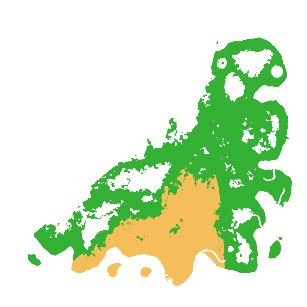 Biome Rust Map: Procedural Map, Size: 4500, Seed: 490543802