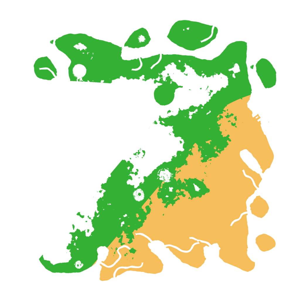 Biome Rust Map: Procedural Map, Size: 3900, Seed: 415979