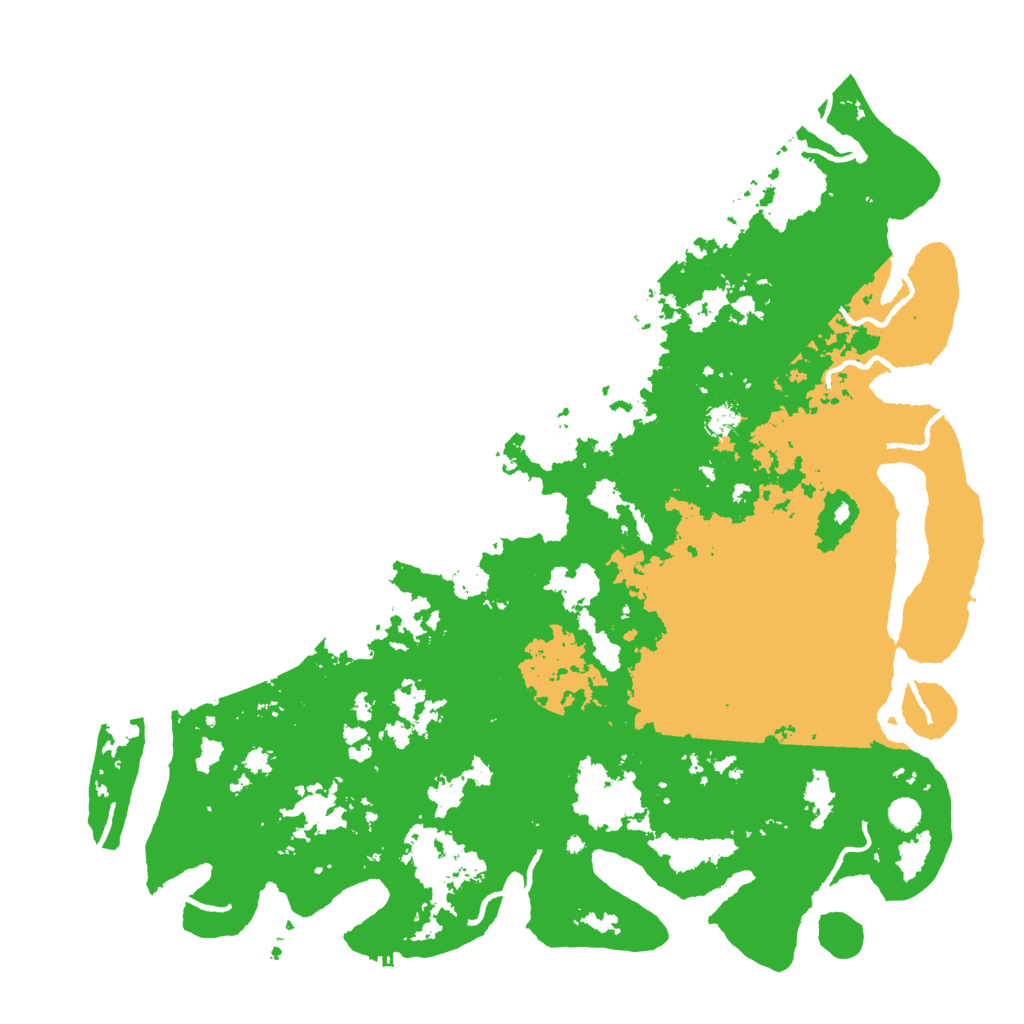 Biome Rust Map: Procedural Map, Size: 5500, Seed: 363456345