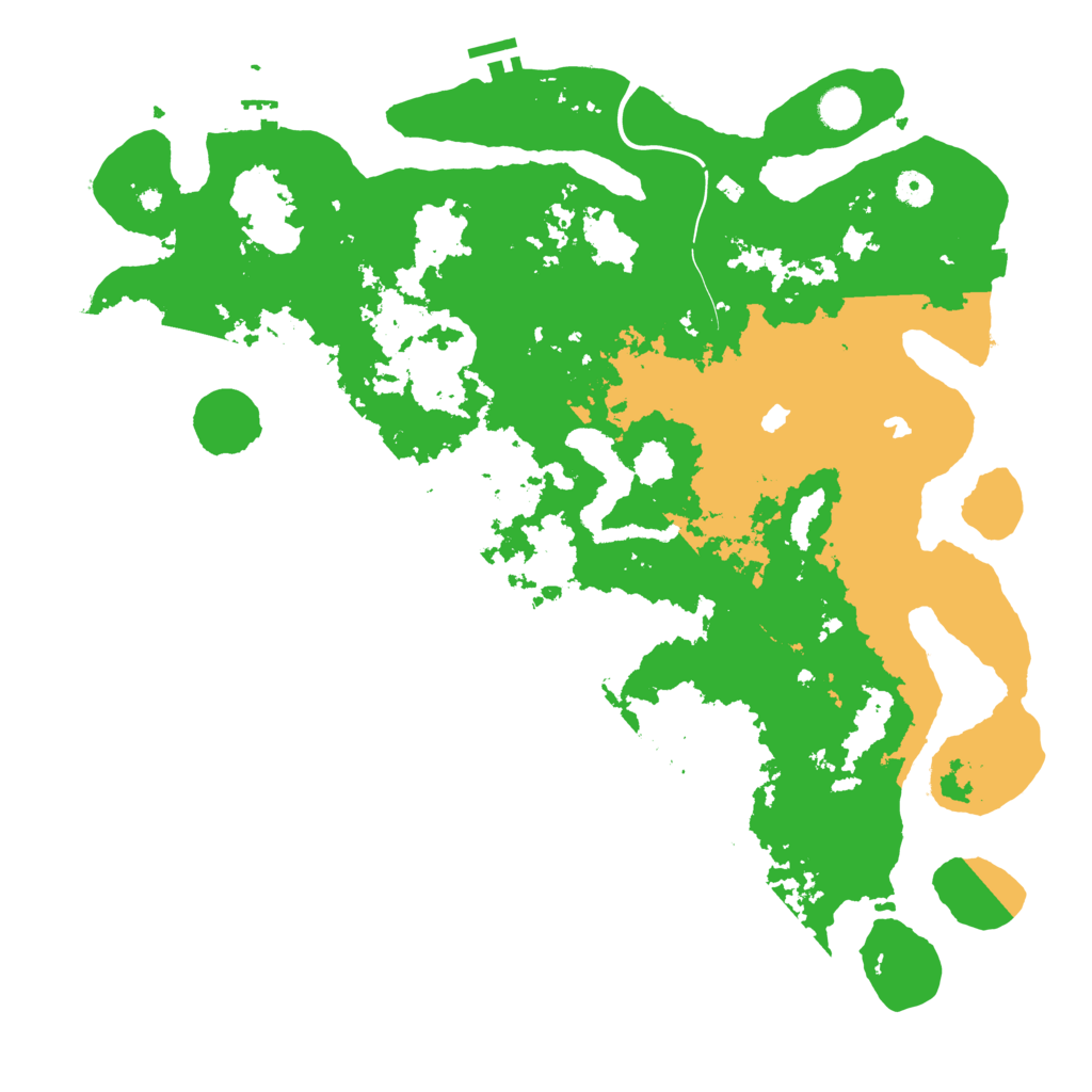 Biome Rust Map: Procedural Map, Size: 4500, Seed: 1397567863