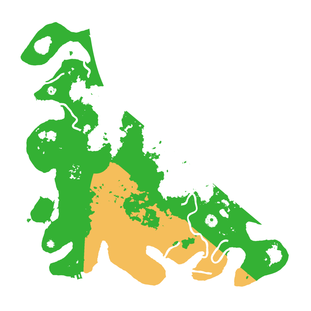 Biome Rust Map: Procedural Map, Size: 3800, Seed: 203848