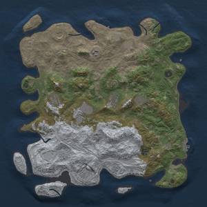 Thumbnail Rust Map: Procedural Map, Size: 4250, Seed: 4905, 17 Monuments