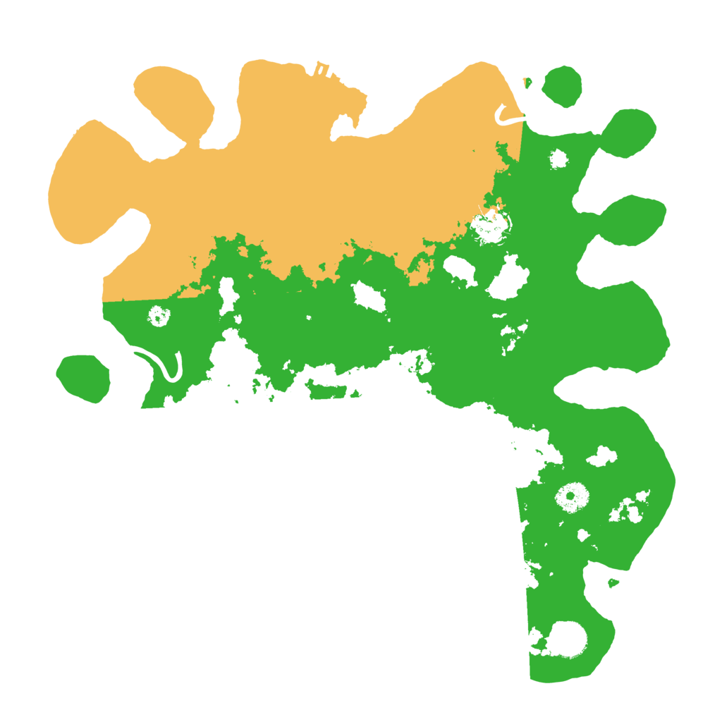 Biome Rust Map: Procedural Map, Size: 3500, Seed: 52703516