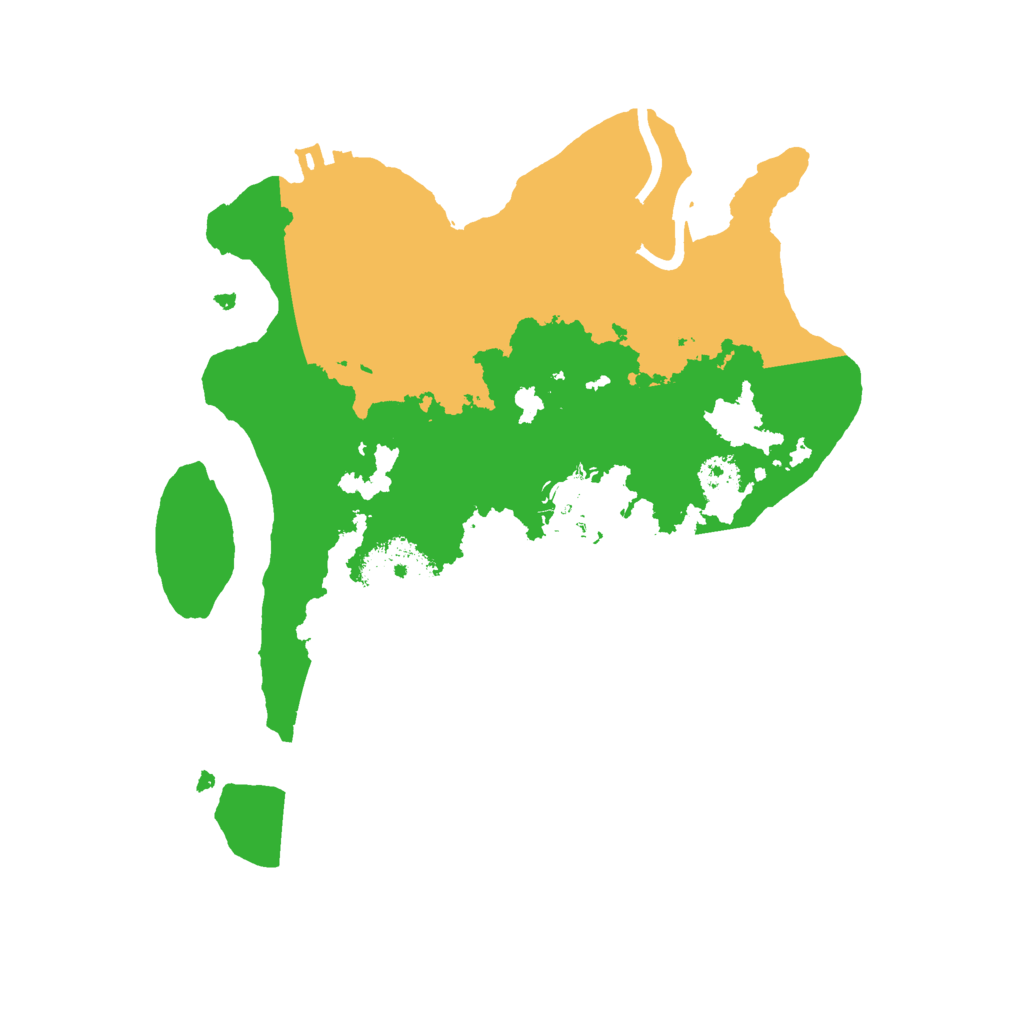 Biome Rust Map: Procedural Map, Size: 2500, Seed: 127659127