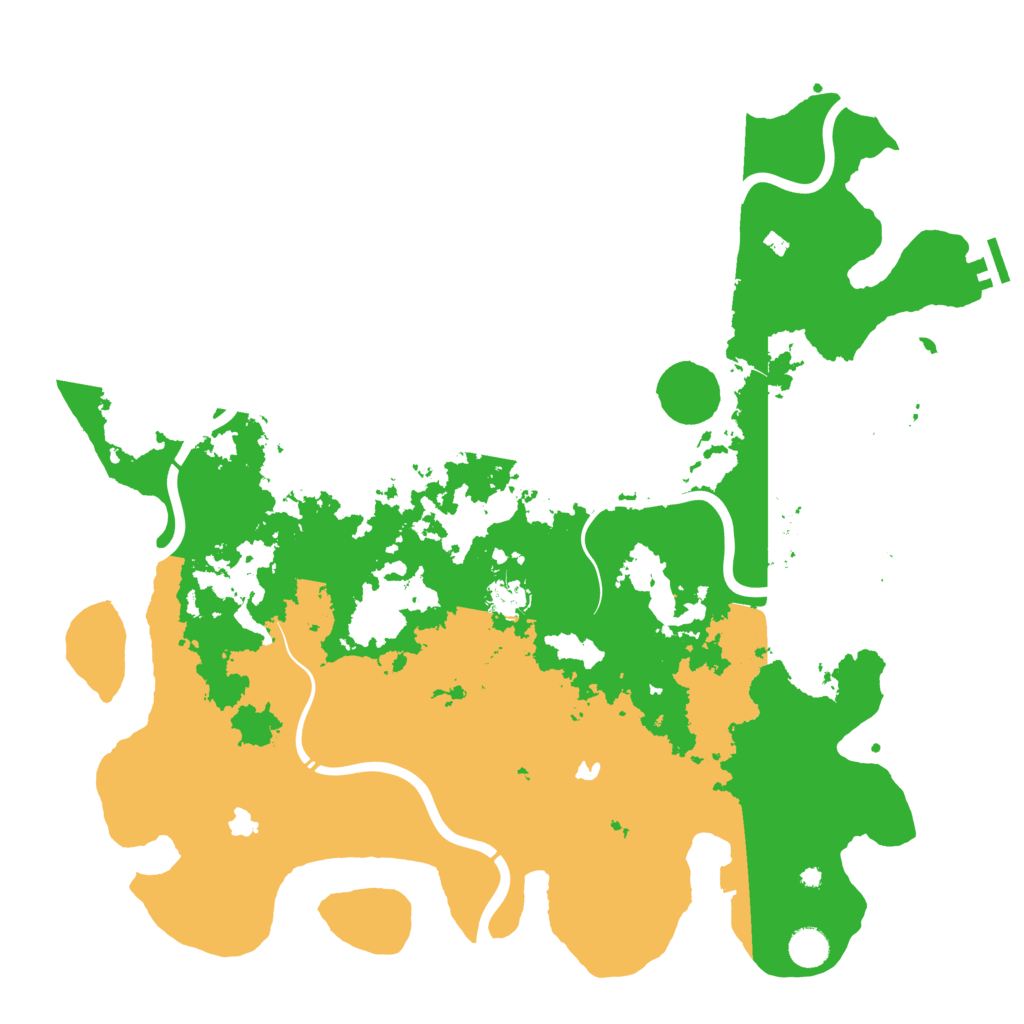 Biome Rust Map: Procedural Map, Size: 4500, Seed: 1642731884