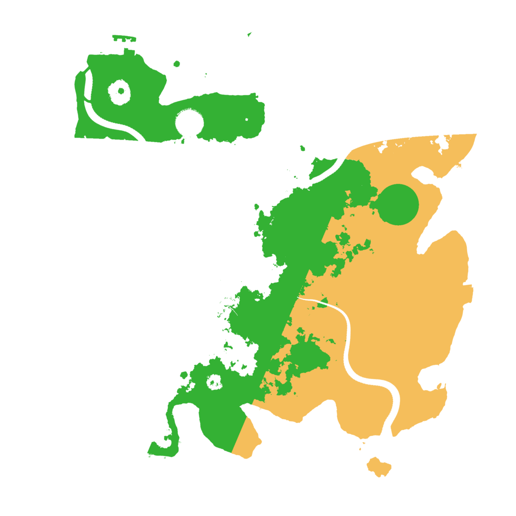 Biome Rust Map: Procedural Map, Size: 3300, Seed: 6578956