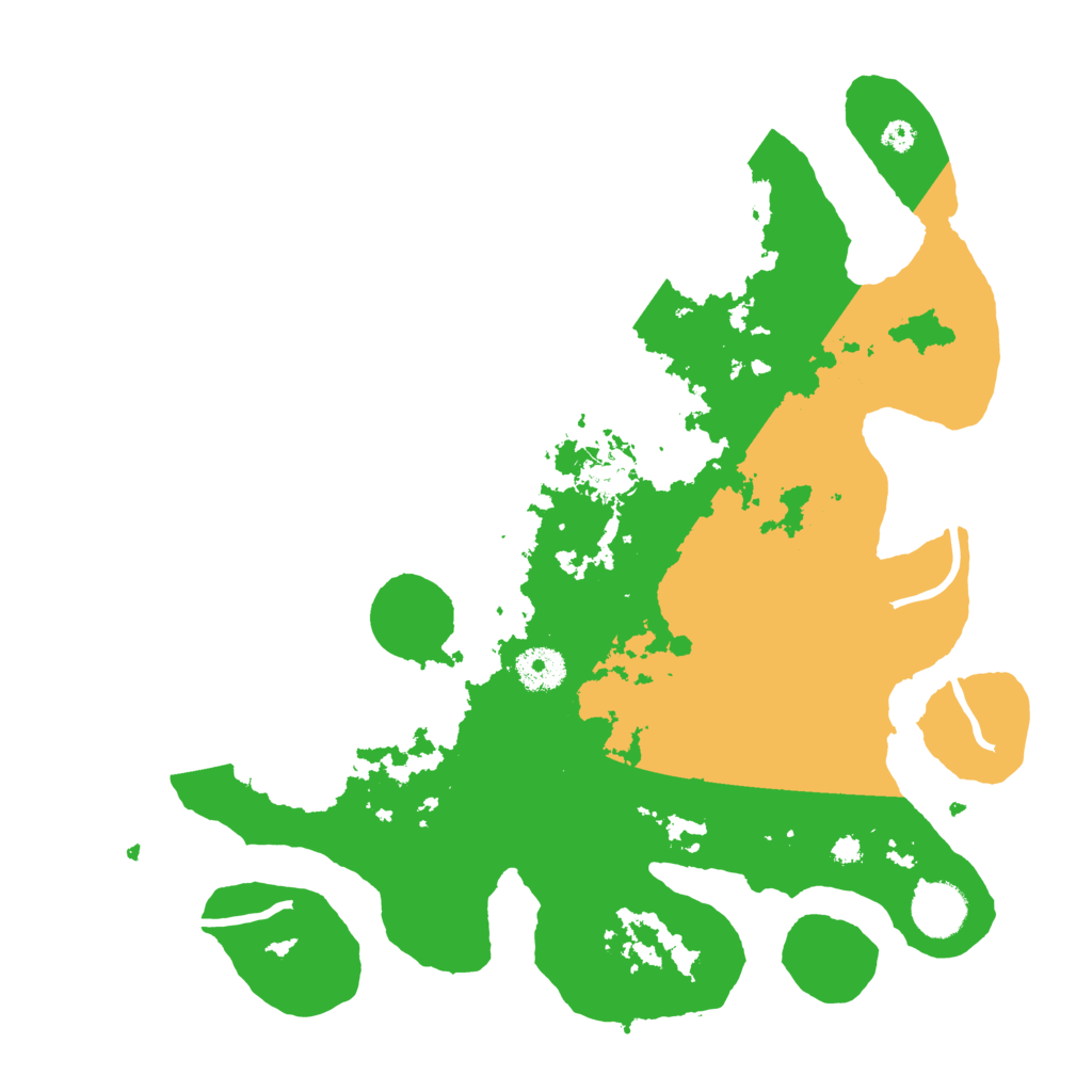 Biome Rust Map: Procedural Map, Size: 3500, Seed: 83570226