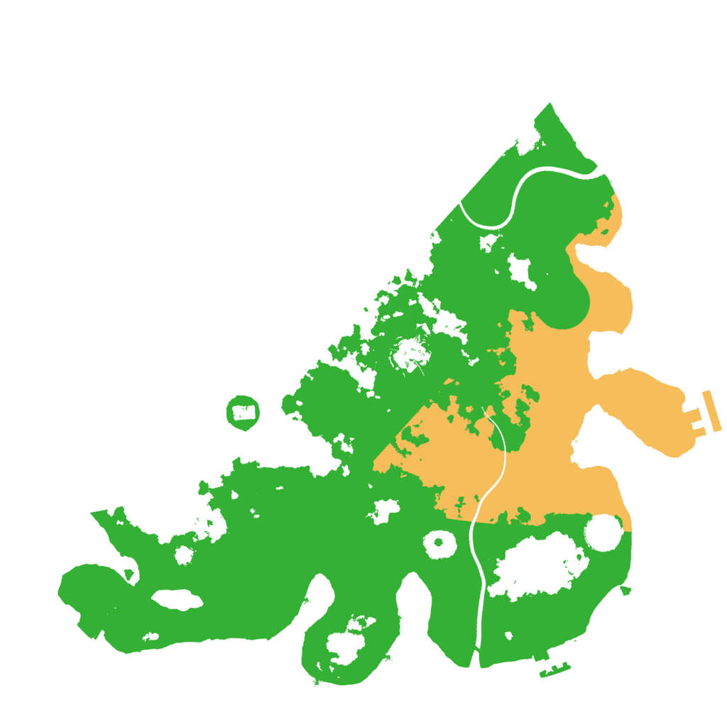 Biome Rust Map: Procedural Map, Size: 3500, Seed: 1800167549