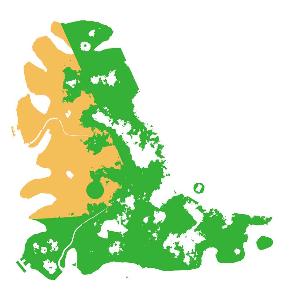 Biome Rust Map: Procedural Map, Size: 4500, Seed: 7894301