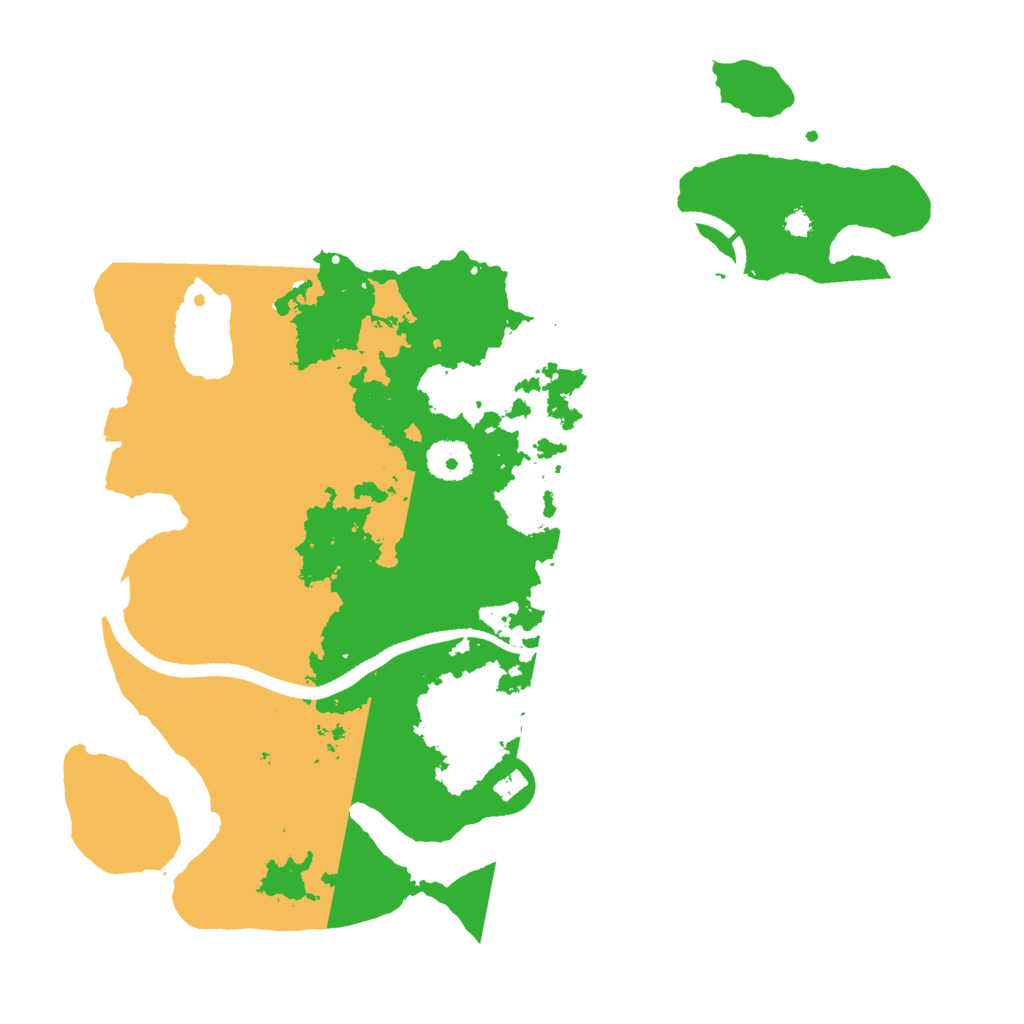 Biome Rust Map: Procedural Map, Size: 3500, Seed: 2099999695