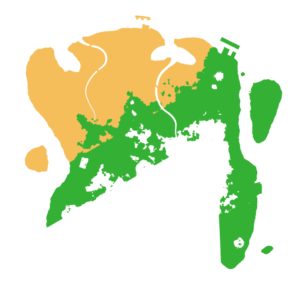 Biome Rust Map: Procedural Map, Size: 3000, Seed: 483491056