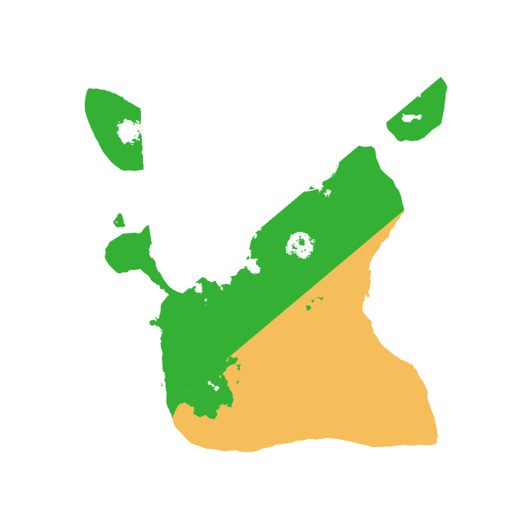 Biome Rust Map: Procedural Map, Size: 2000, Seed: 1110226774