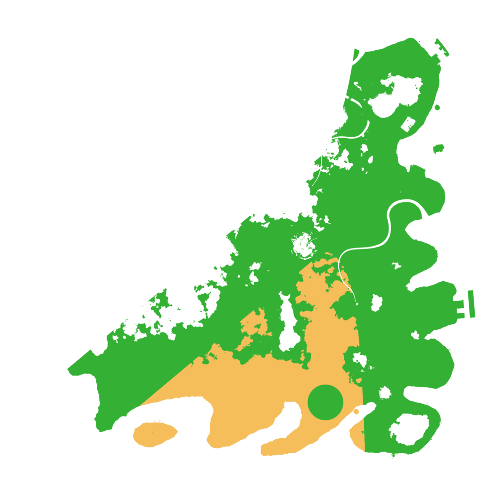 Biome Rust Map: Procedural Map, Size: 3700, Seed: 1438838871