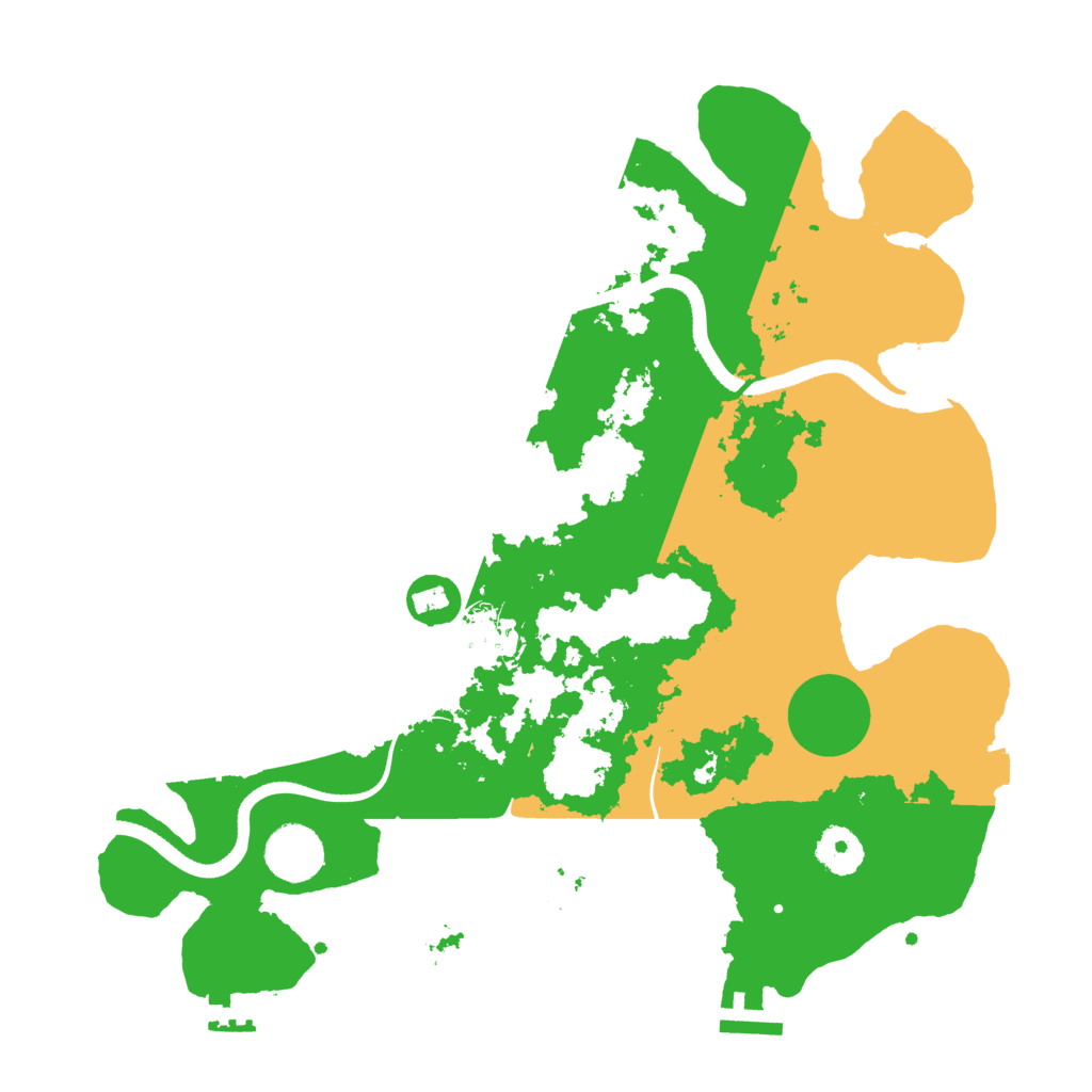 Biome Rust Map: Procedural Map, Size: 3500, Seed: 1772232220