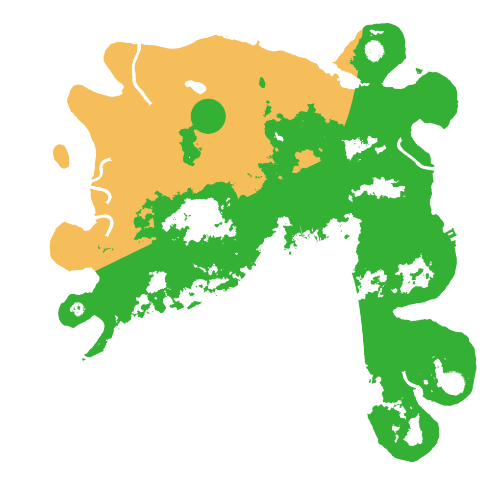 Biome Rust Map: Procedural Map, Size: 3800, Seed: 929983