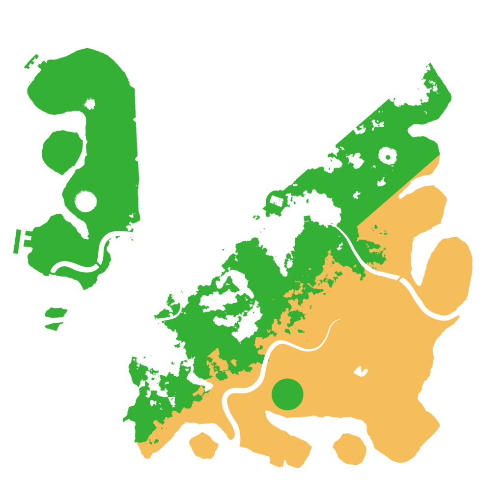Biome Rust Map: Procedural Map, Size: 4200, Seed: 639886796
