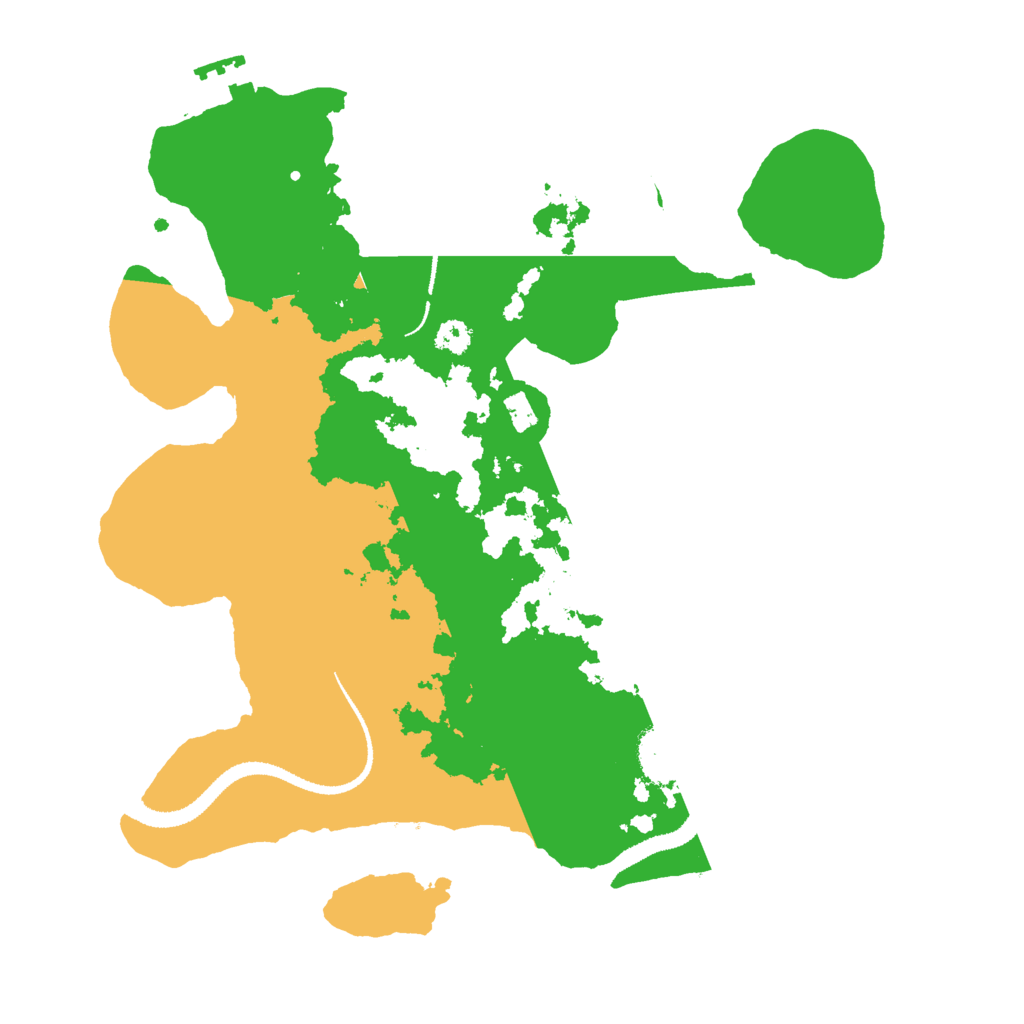 Biome Rust Map: Procedural Map, Size: 3000, Seed: 8762495