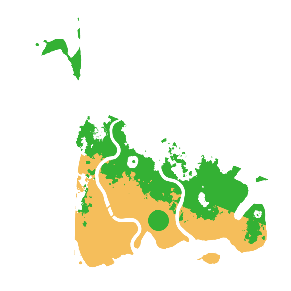 Biome Rust Map: Procedural Map, Size: 3700, Seed: 687338