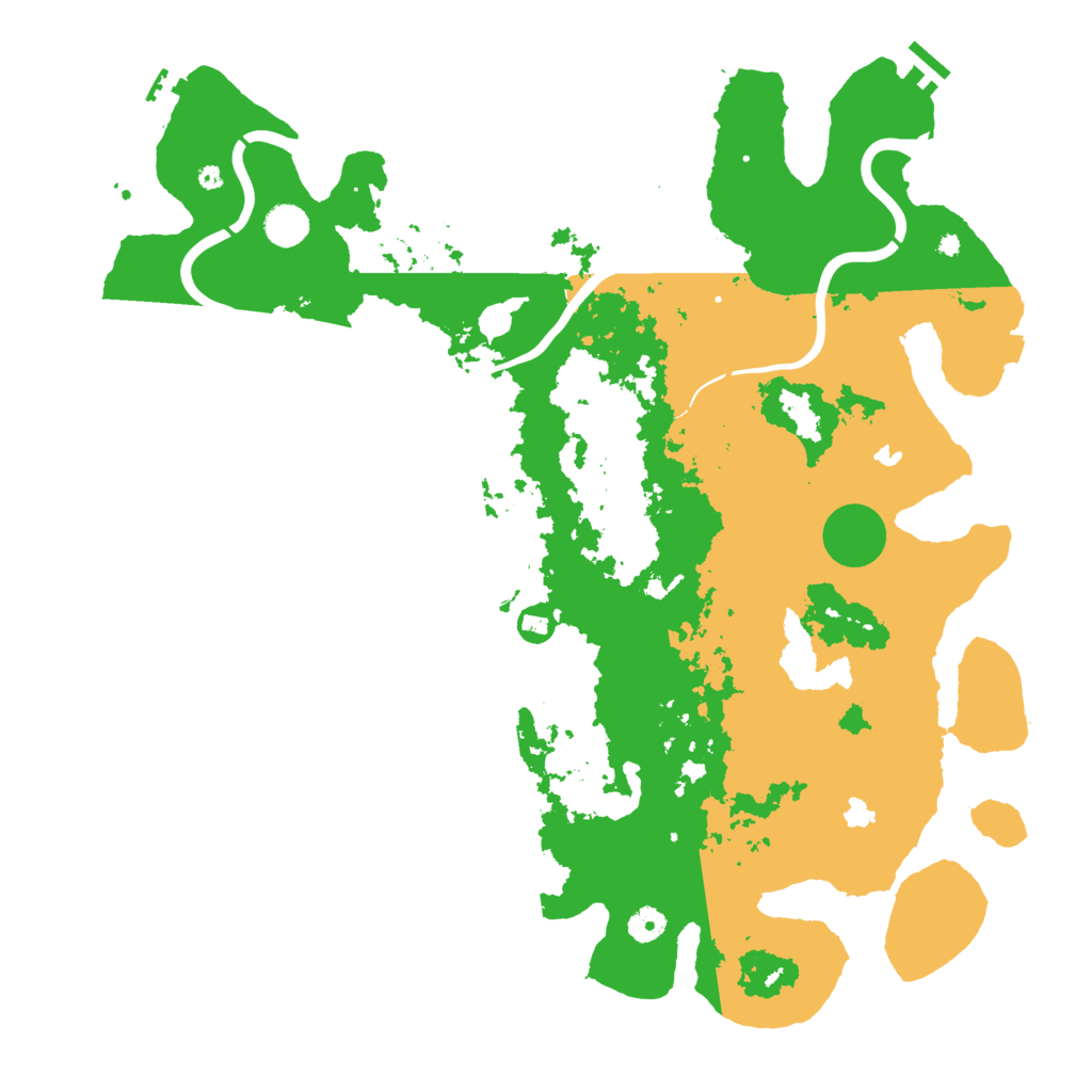 Biome Rust Map: Procedural Map, Size: 4550, Seed: 1333333339