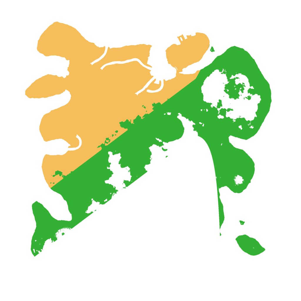Biome Rust Map: Procedural Map, Size: 3000, Seed: 92329