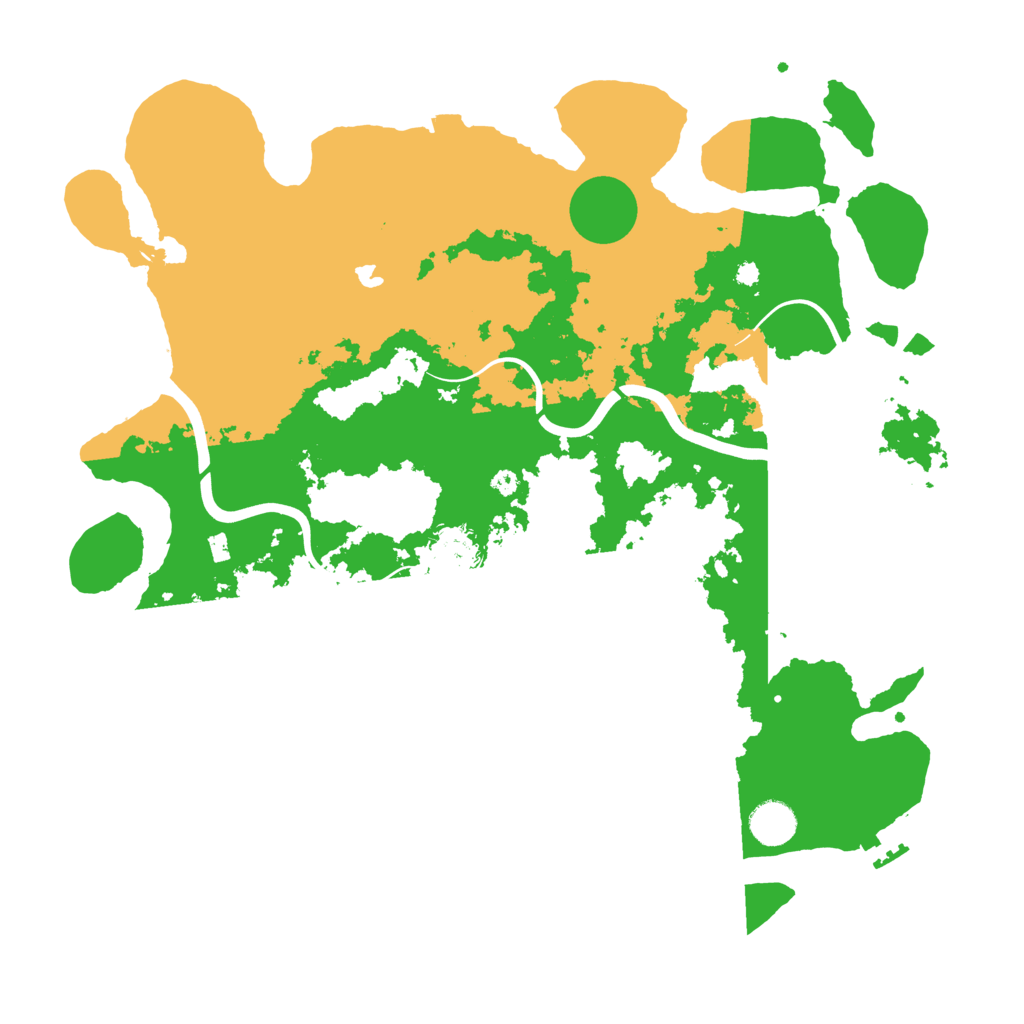 Biome Rust Map: Procedural Map, Size: 4000, Seed: 69768120