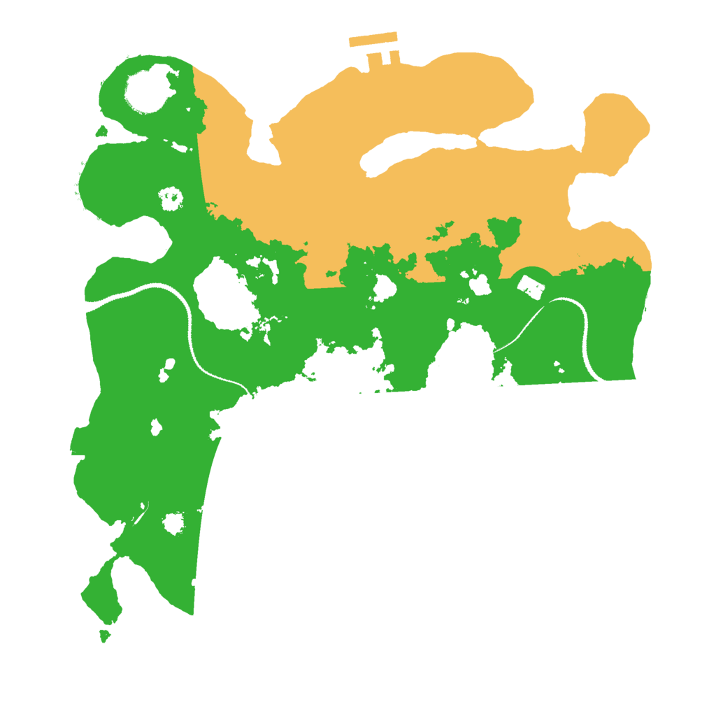 Biome Rust Map: Procedural Map, Size: 3000, Seed: 6325479