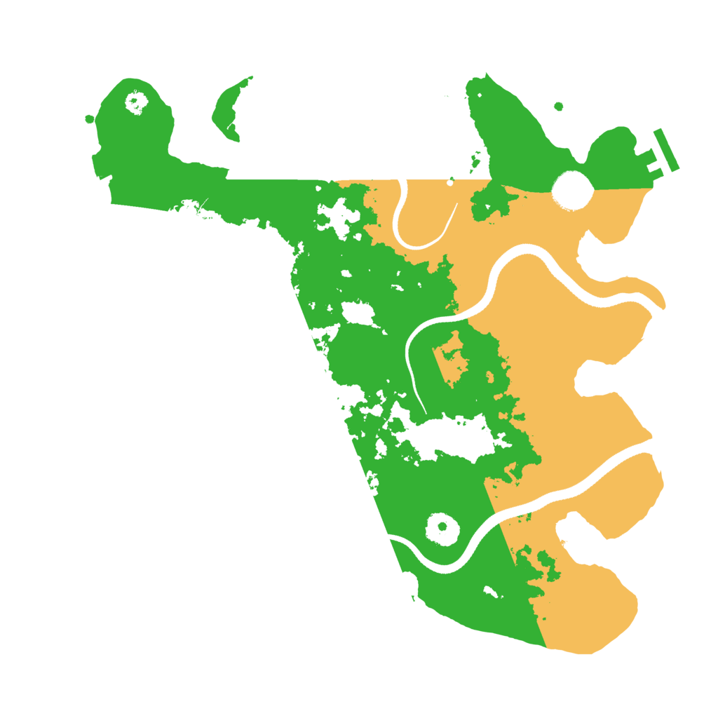 Biome Rust Map: Procedural Map, Size: 3250, Seed: 1640939834