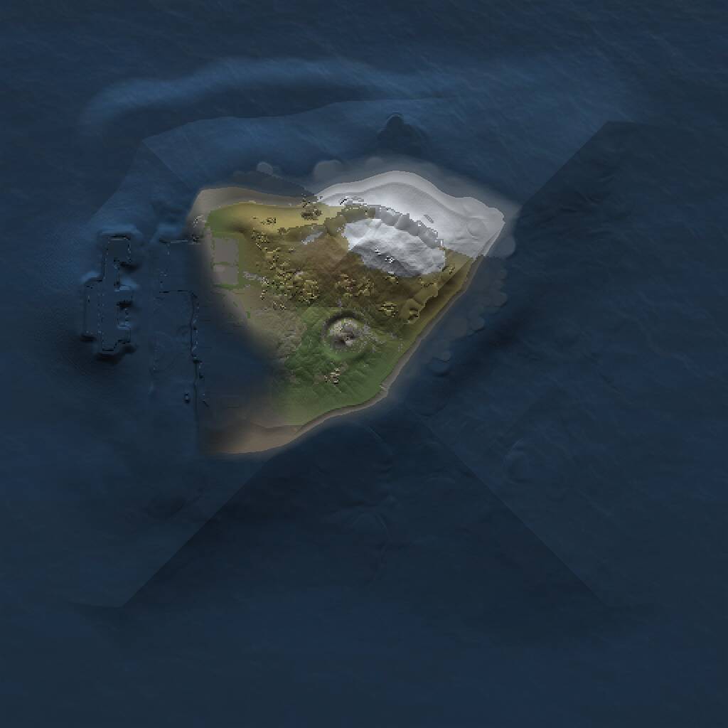 Rust Map: Procedural Map, Size: 1000, Seed: 1857766830, 2 Monuments