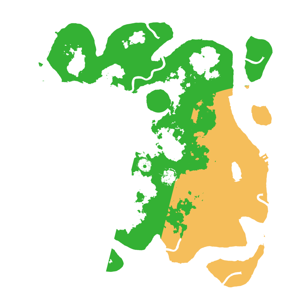 Biome Rust Map: Procedural Map, Size: 3500, Seed: 46931643