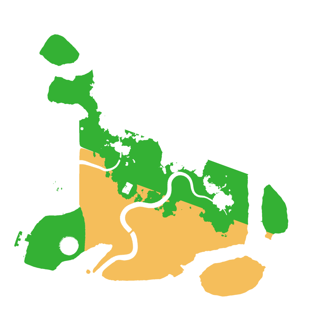 Biome Rust Map: Procedural Map, Size: 3000, Seed: 1857766830
