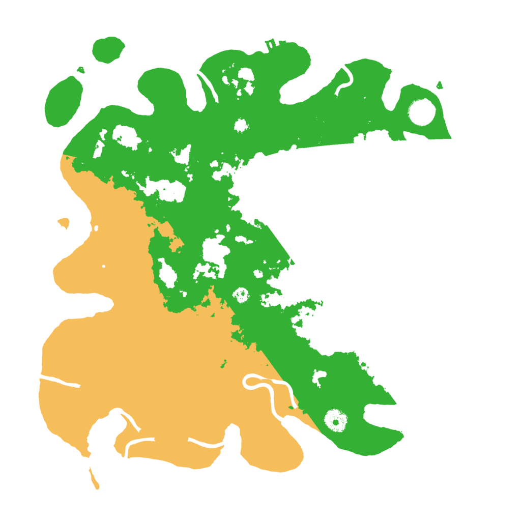 Biome Rust Map: Procedural Map, Size: 3500, Seed: 504968322
