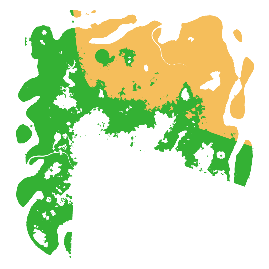 Biome Rust Map: Procedural Map, Size: 5000, Seed: 292426728