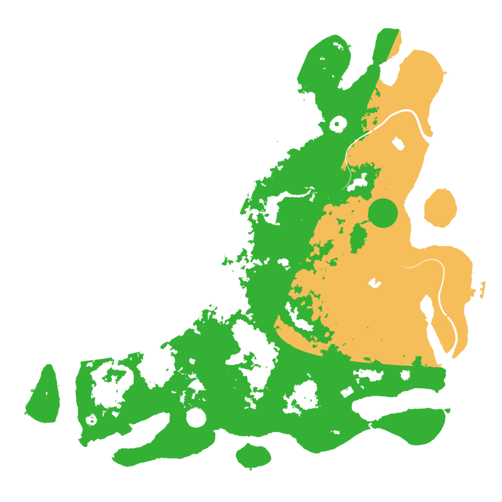 Biome Rust Map: Procedural Map, Size: 4500, Seed: 20223