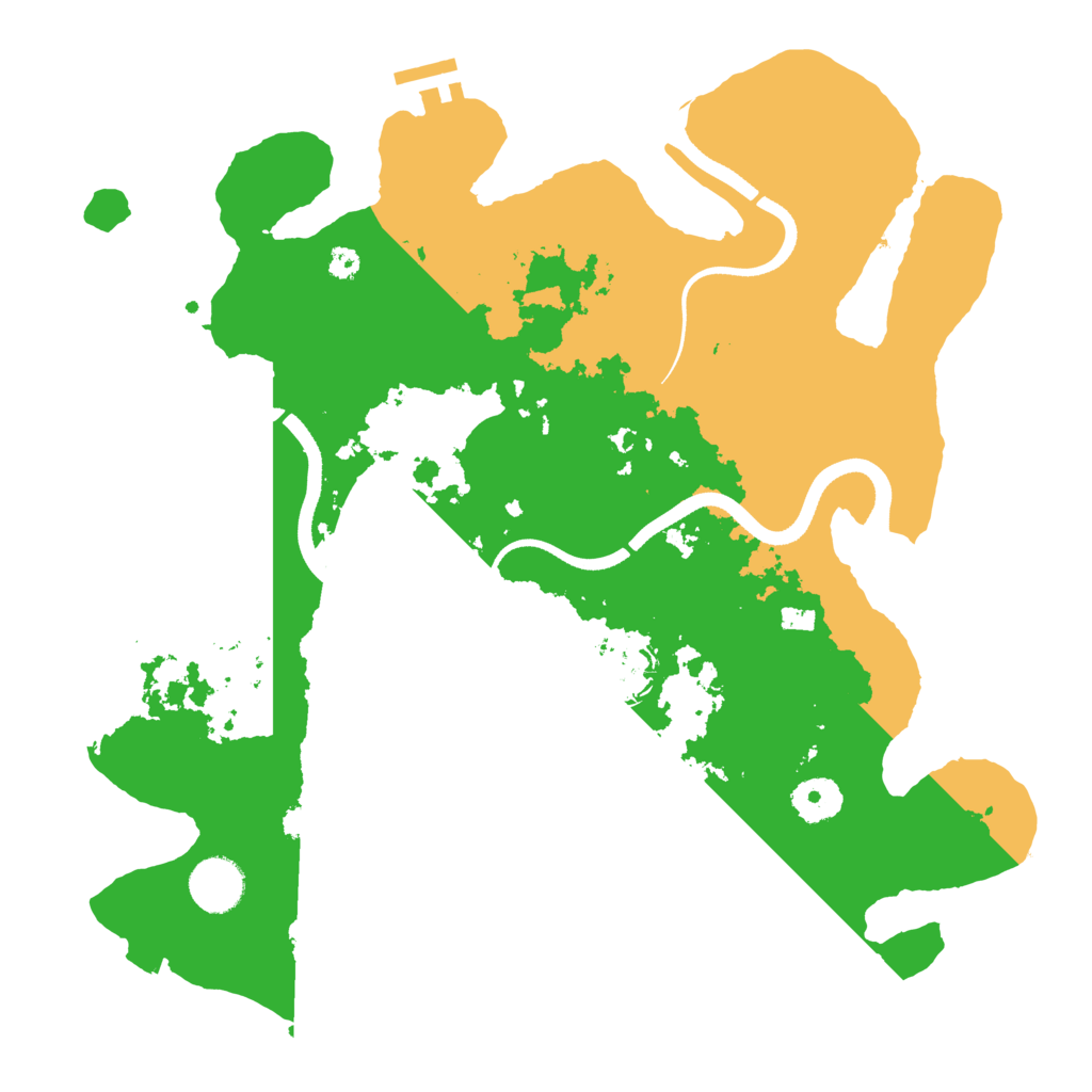 Biome Rust Map: Procedural Map, Size: 3500, Seed: 322723226