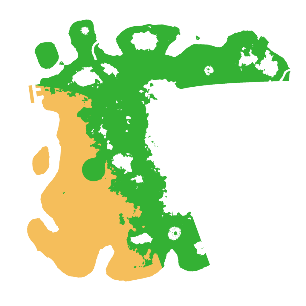 Biome Rust Map: Procedural Map, Size: 3500, Seed: 2030862455
