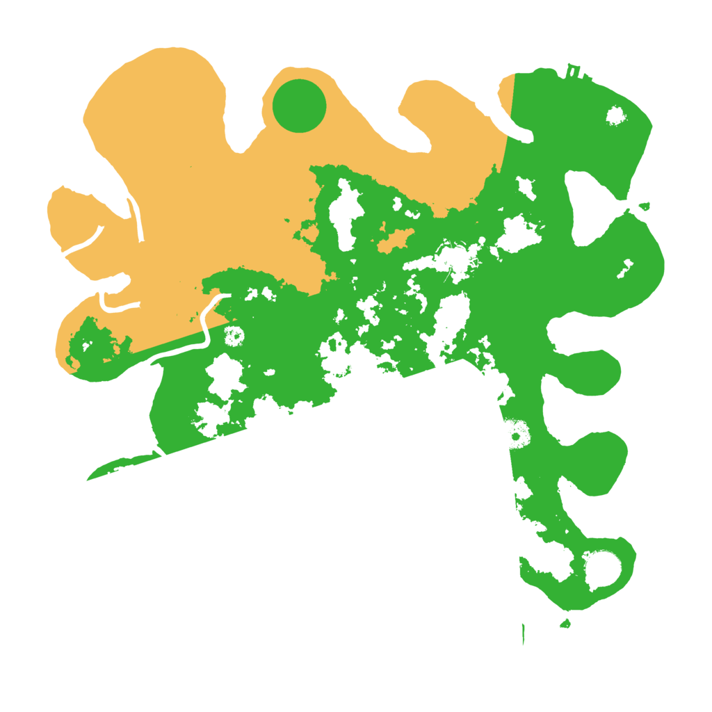 Biome Rust Map: Procedural Map, Size: 3500, Seed: 2665878