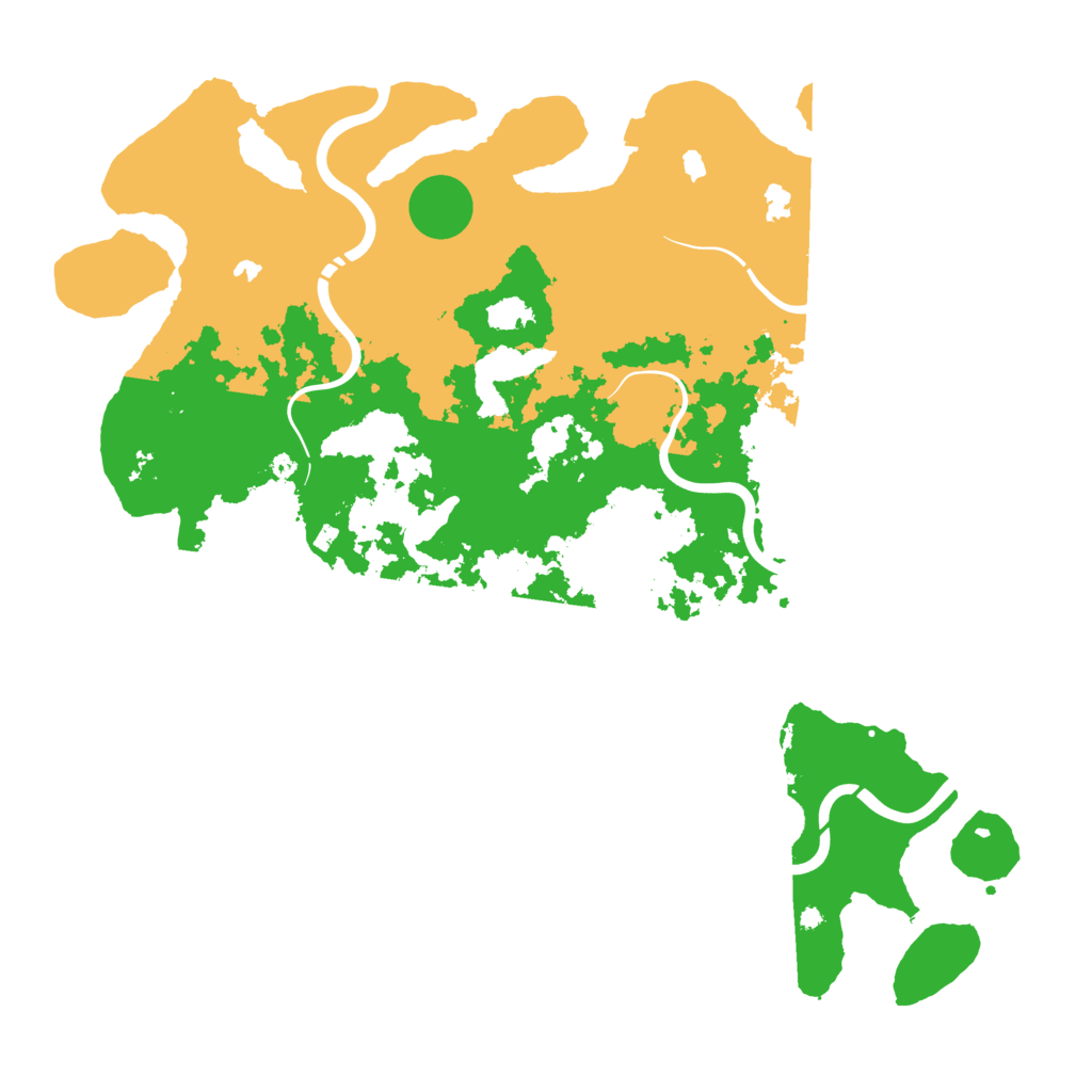 Biome Rust Map: Procedural Map, Size: 4500, Seed: 22661323