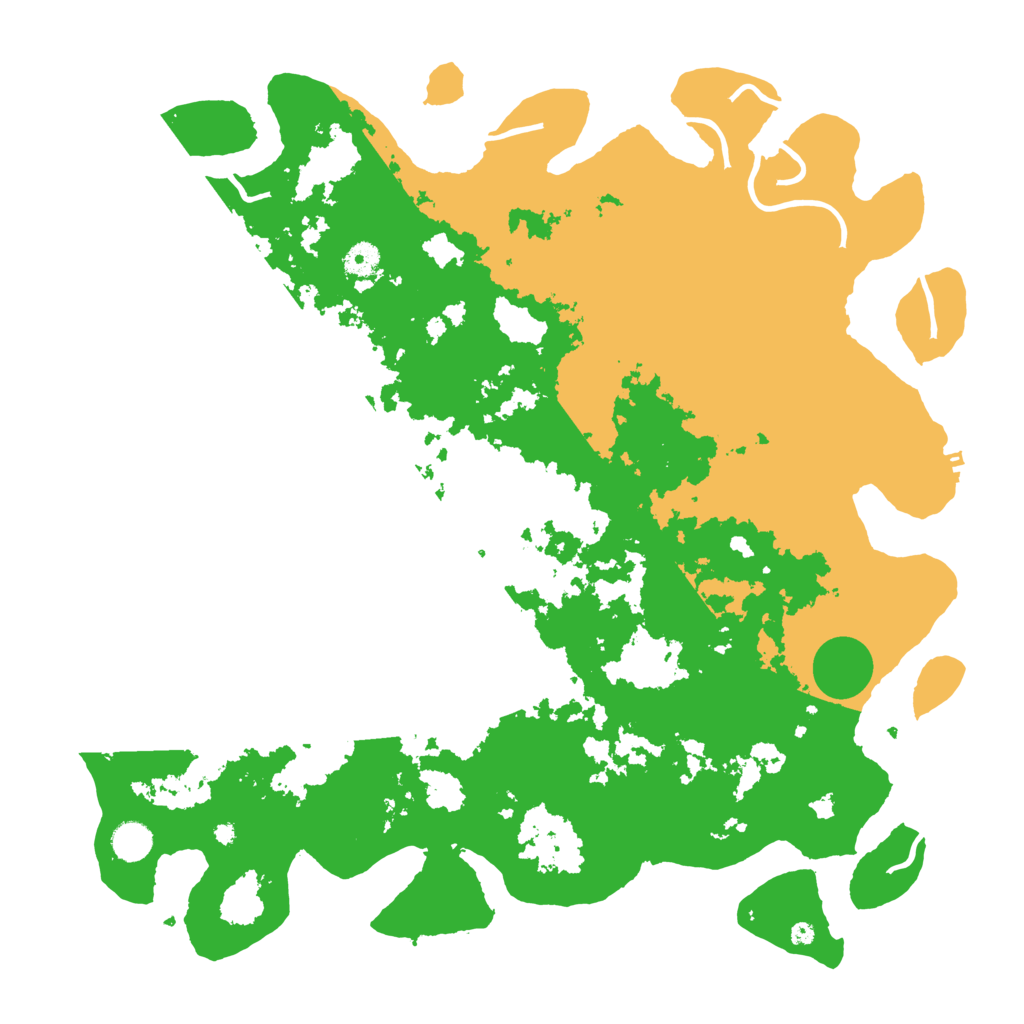 Biome Rust Map: Procedural Map, Size: 4500, Seed: 53164685