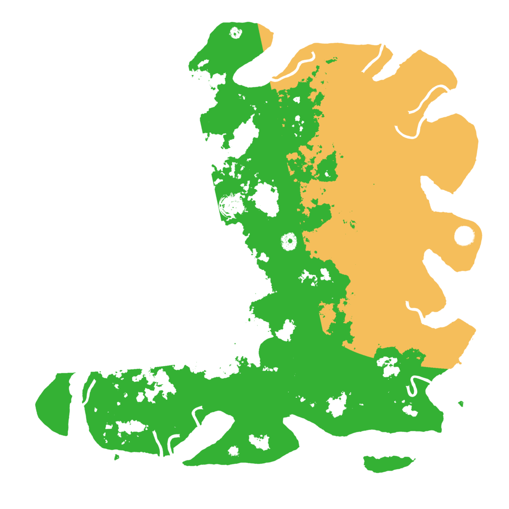 Biome Rust Map: Procedural Map, Size: 4500, Seed: 1214280507