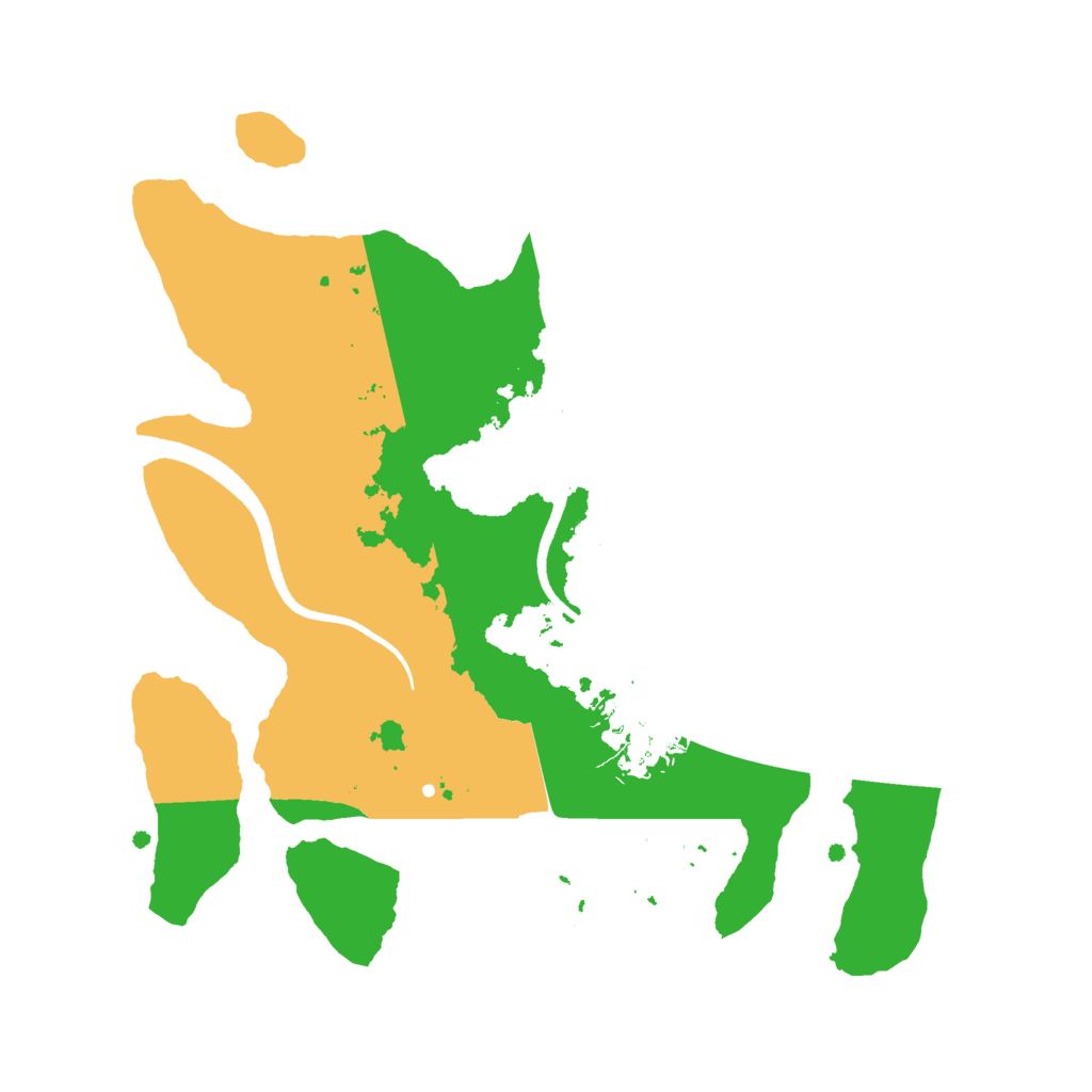 Biome Rust Map: Procedural Map, Size: 2500, Seed: 256937092